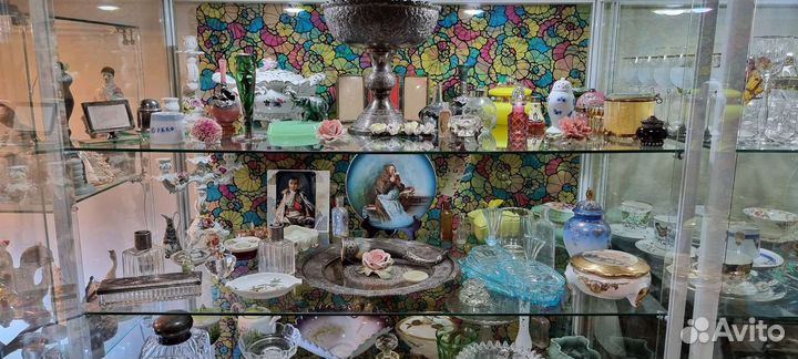 Старинная ваза стекло