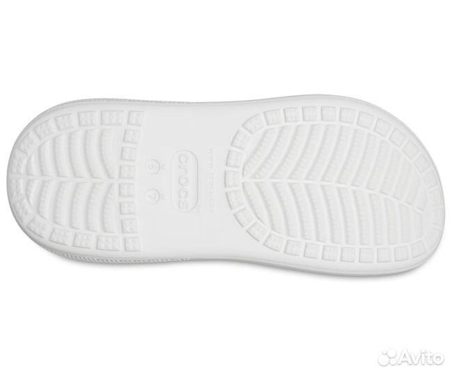 Crocs оригинал сабо белые w11 м9