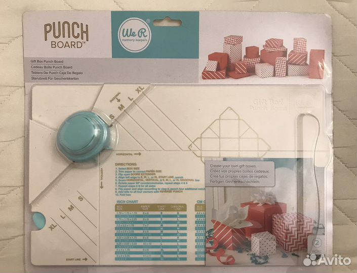 Доска для изготовления коробочек