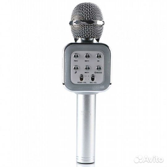 Караоке микрофон Wster WS-1818 Серебро