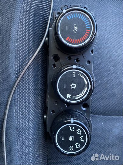 Блок управления кондиционером(печкой) Mitsubishi