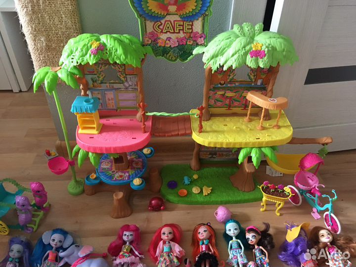 Enchantimals кукла (24 штуки) и дом