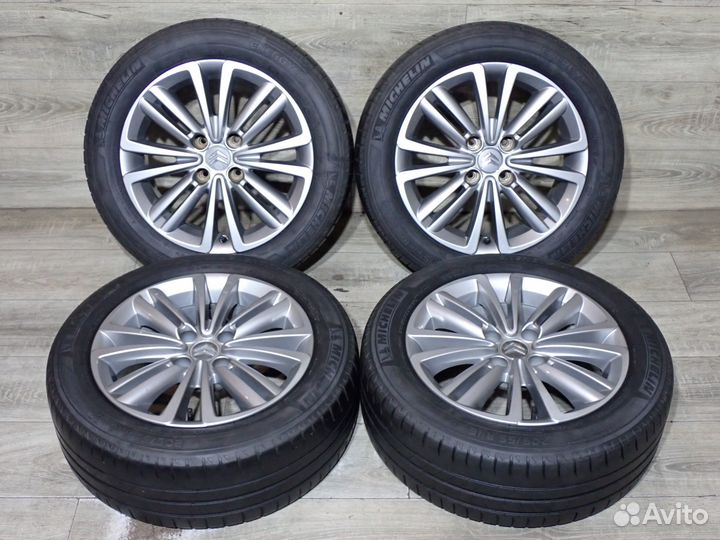 Комплект оригинальных R16 колес Citroen С4 лето