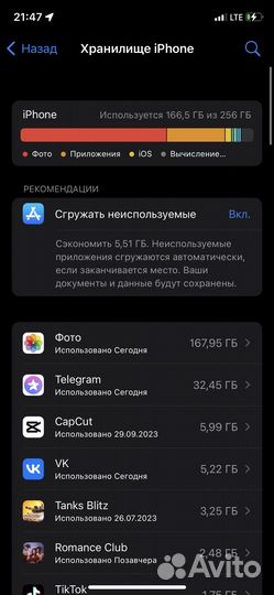 iPhone X, 256 ГБ