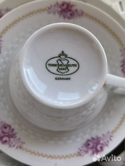 Чайный сервиз винтаж Тиршенройтер Германия