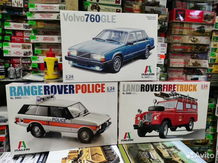 Сборные модели автомобилей 1 24