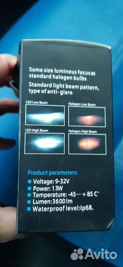 Лед лампочки h4