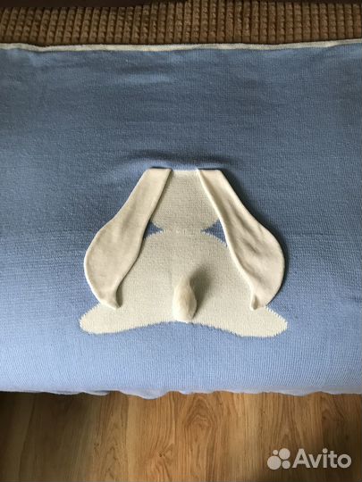 Детский плед зайка