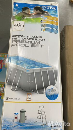 Каркасный бассейн intex