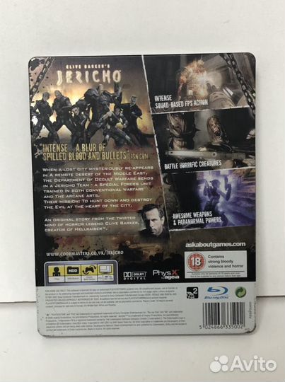Steelbook Jericho для PS3