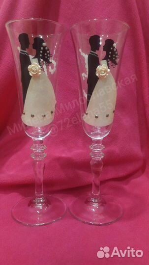 Фужеры на свадьбу