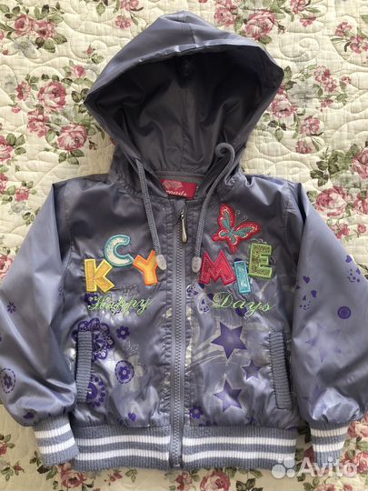 Куртка демисезонная на девочку 98/104/110