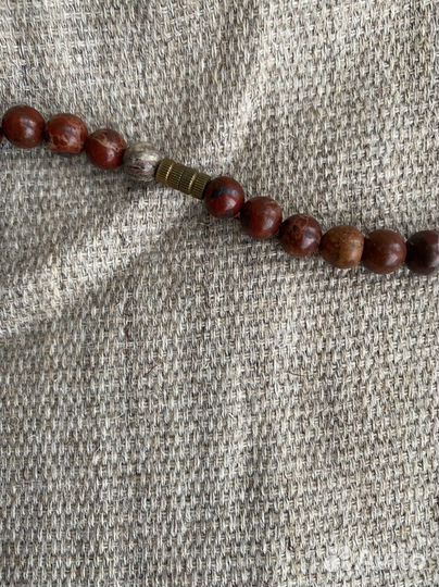 Колье из яшмы, натуральные камни