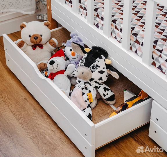 Детская кровать Basic бук