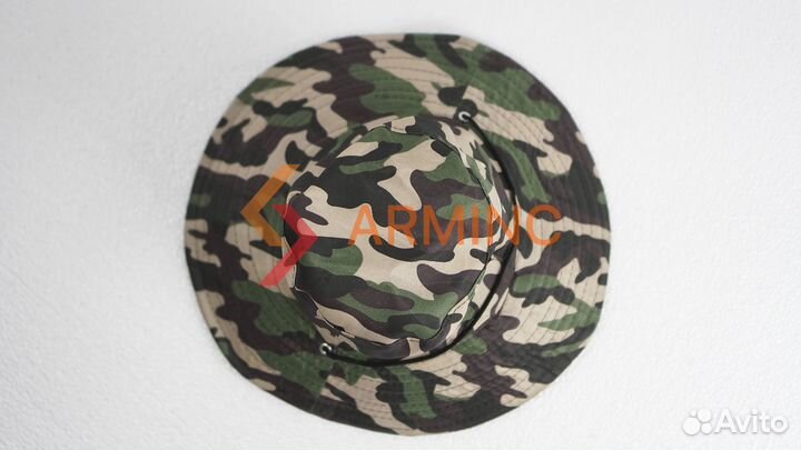 Панама с широкими полями камуфляж 00085