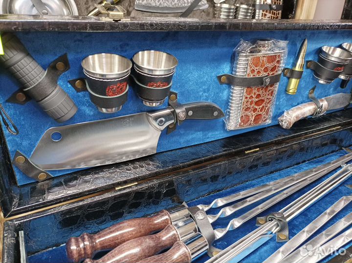 Набор шампуров в кейсе