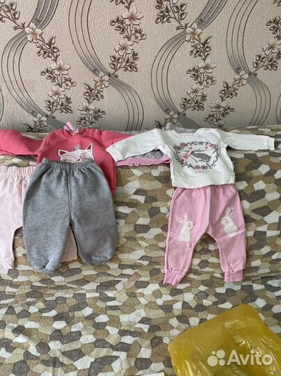 Детские вещи пакетом для девочек до года