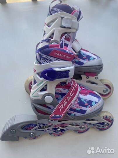 Детские раздвижные ролики reaction 26-31