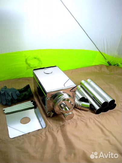 Печь для отопления палатки Пошехонка Малая на 15 л