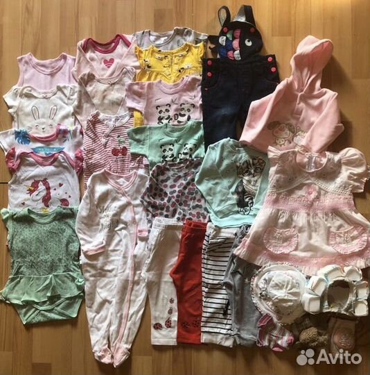 Пакет одежды для девочки 62 68
