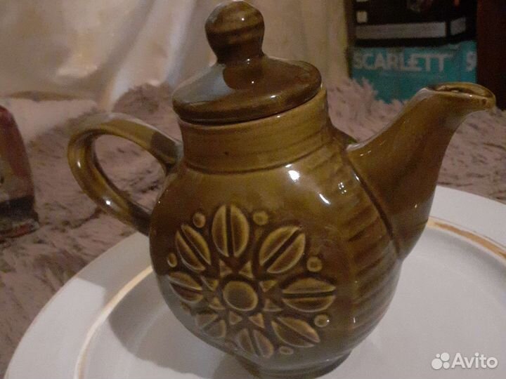 Чайник керамический СССР Волгоград /редкий