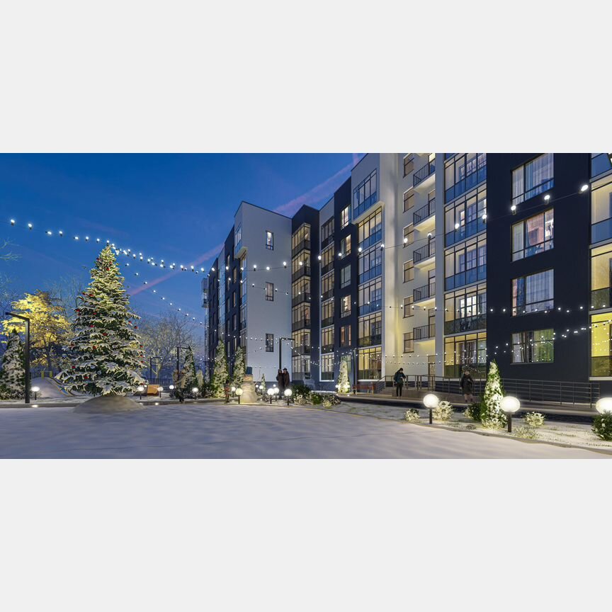 2-к. квартира, 44,8 м², 2/6 эт.