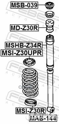 Сайлентблок заднего амортизатора MAB-144 Febest