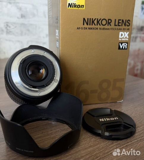 Nikon AF-S DX VR 16-85 F3.5-5.6G ED, новый
