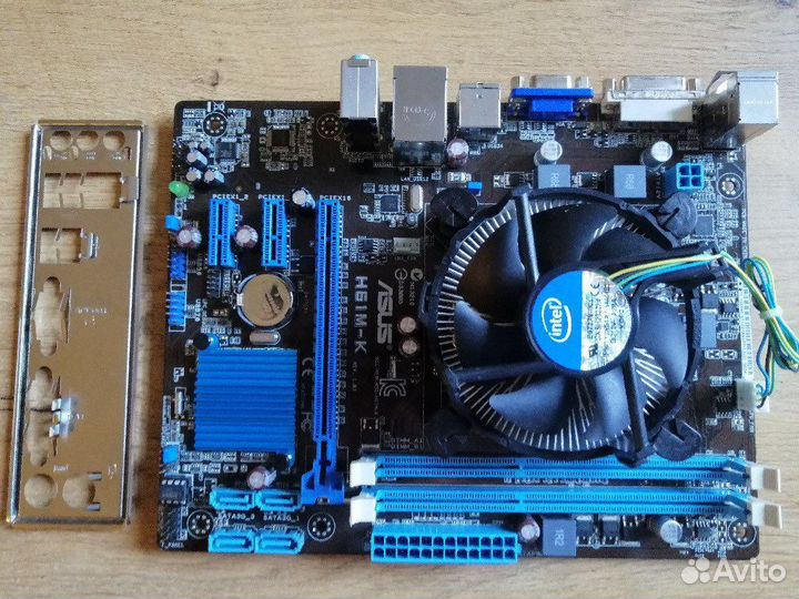 Материнская плата Asis h61m-k 1155 сокет