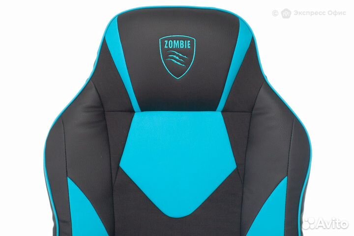 Кресло игровое Zombie Game 17 blue