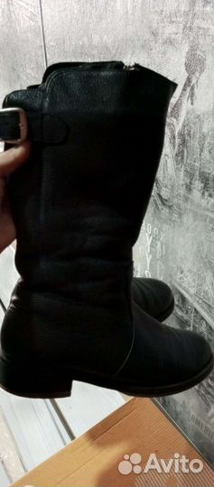 Сапоги зимние, натуральная кожа 38р
