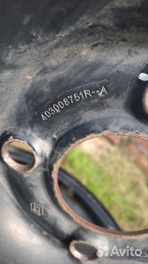 Диск колесный железо R 15 черный