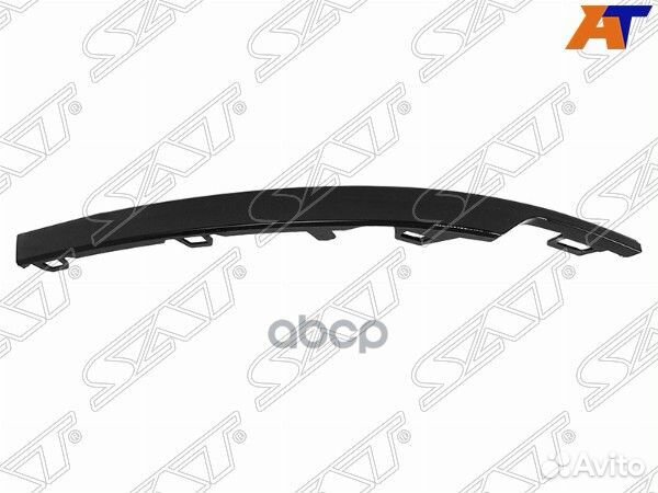 Молдинг заднего бампера VW tiguan 16- LH черный