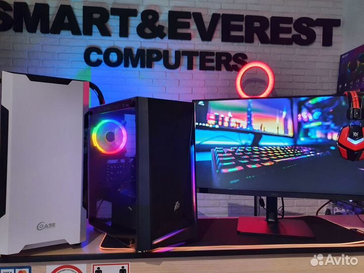 Мощный Игровой пк S&E/ Топовая RTX 3060ti+Ryzen 5