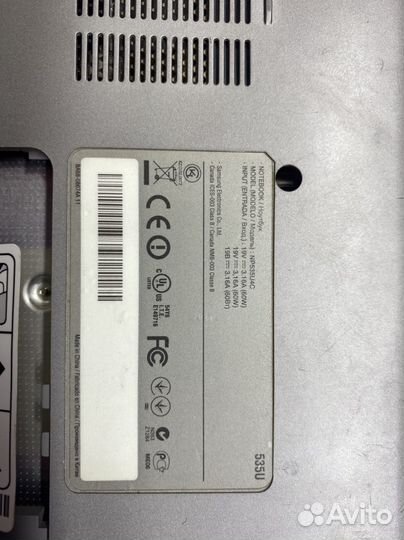 Ноутбук samsung np535u4c на запчасти или целиком