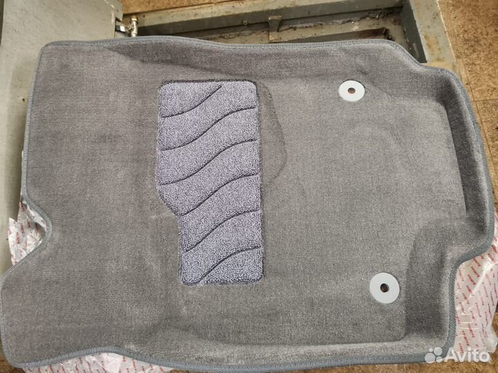 Ковры лодки 3D многослойные Опель Астра Н серые