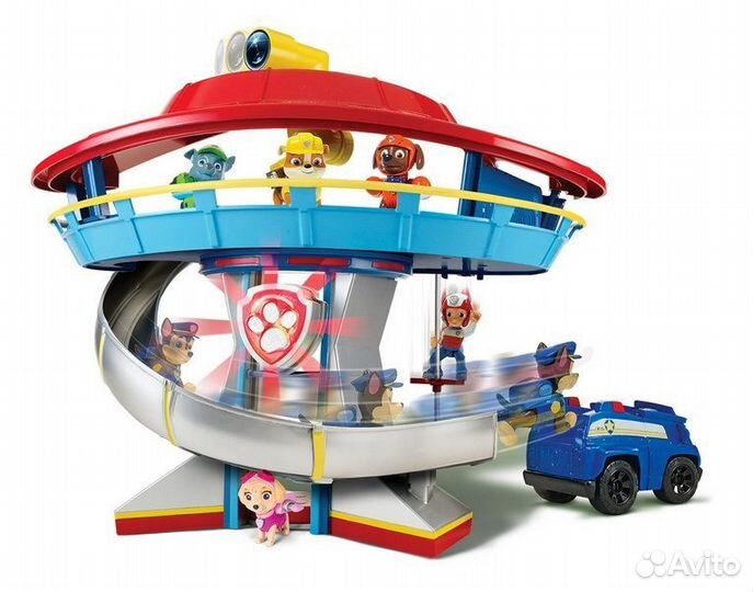 База спасателей(Щенячий патруль) с большой машиной