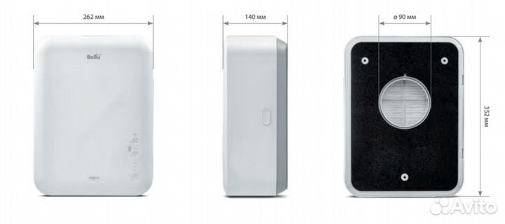 Очиститель воздуха приточный Ballu oneair ASP-80