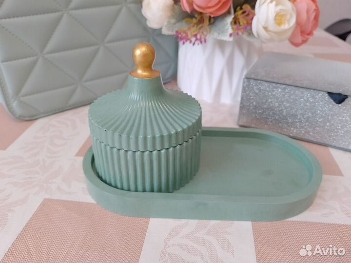 Вазы и декоративные шкатулки из гипса на подарок