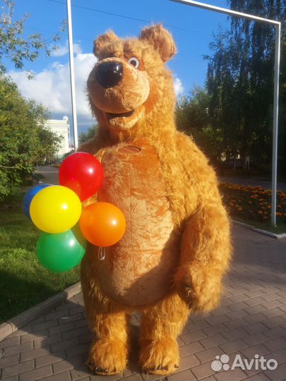 Надувной костюм медведя