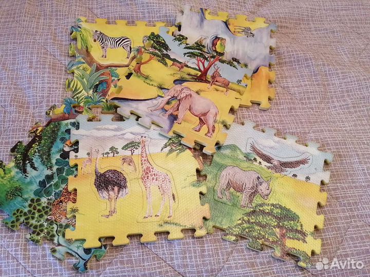 Развивающий коврик пазл