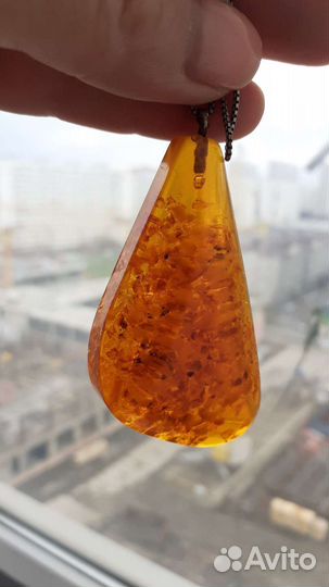 Янтарь кулон СССР