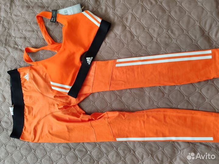 Спортивный костюм женский для зала и йоги adidas