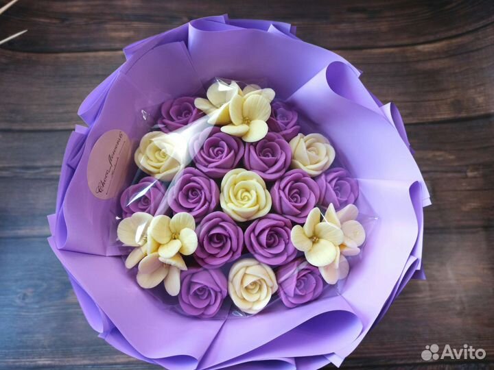 Букет из шоколадных роз, сладкий букет