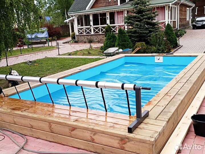 Бассейн 5,7х2,8 пластиковый