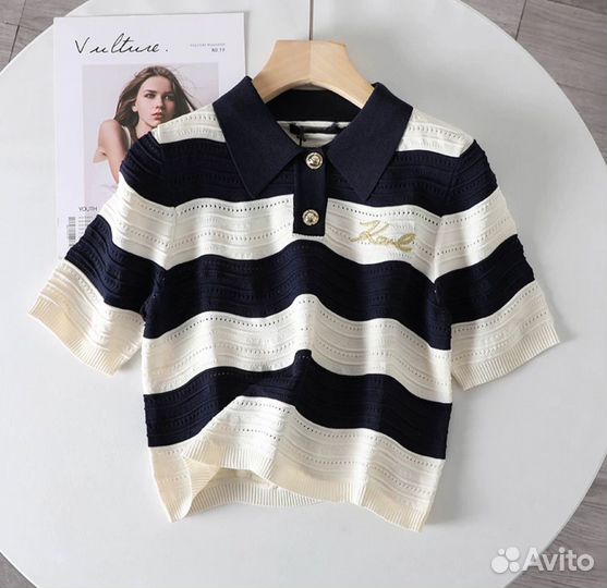 S,M Новое Поло футболка karl lagerfeld оригинал