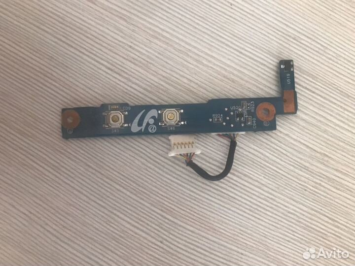 Плата кнопки включения для ноутбука Samsung Q70