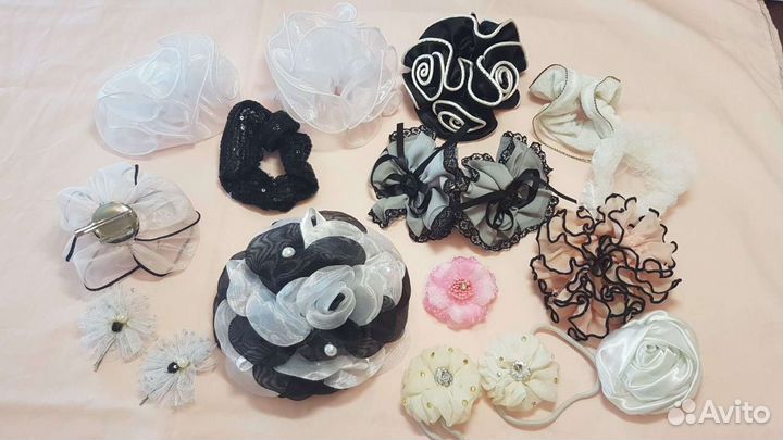 Банты,заколки, воротнички