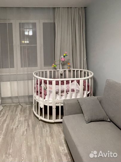 Детская кровать трансформер с маятником