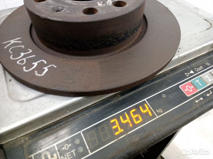 Диск тормозной volkswagen caddy 3 Задний